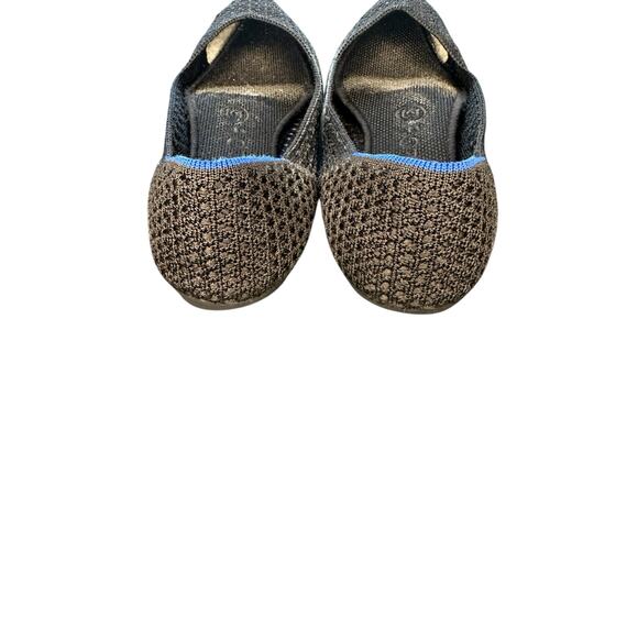 Rothy's Black Basic Honeycomb Washable The Point Slip On Flats Shoe Size 7 - Picture 7 of 9